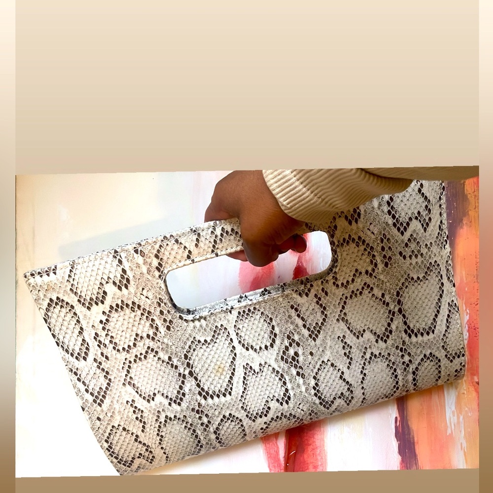 Fashion Nova “Keep it Classy” Animal Print Clutch Bag